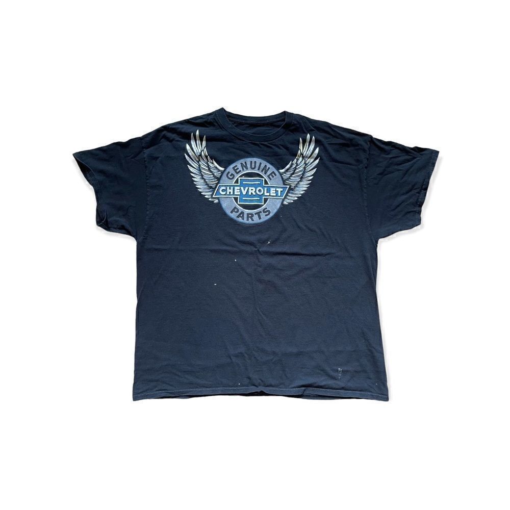 Lightly thrashed Chevrolet promo t-shirt
